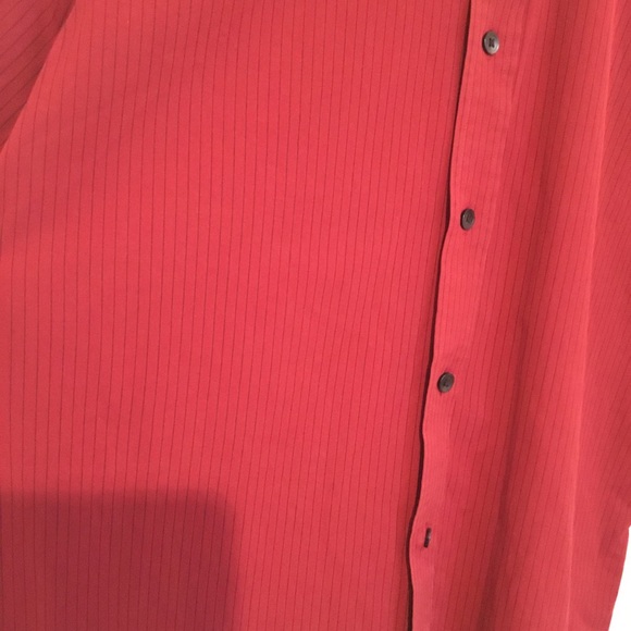 Express Design Studio Striped Button Down (A) - Picture 3 of 7